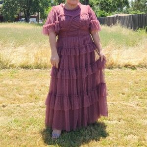 Ivy City Mulberry Whomsical long maxi size 1x